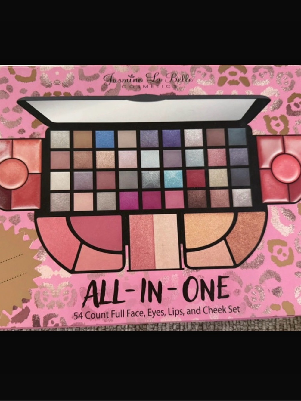 Jasmine All-In-One 54-Color Makeup Palette - Pink, Purple, Blue, Gold